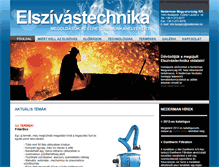 Tablet Screenshot of elszivastechnika.hu